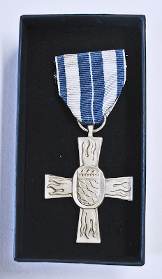 Feuerwehr Ehrenzeichen am Bande in Silber