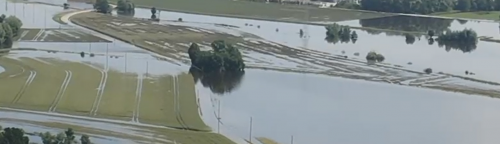 Hochwasser Zusum 04.06.2024 Drohne